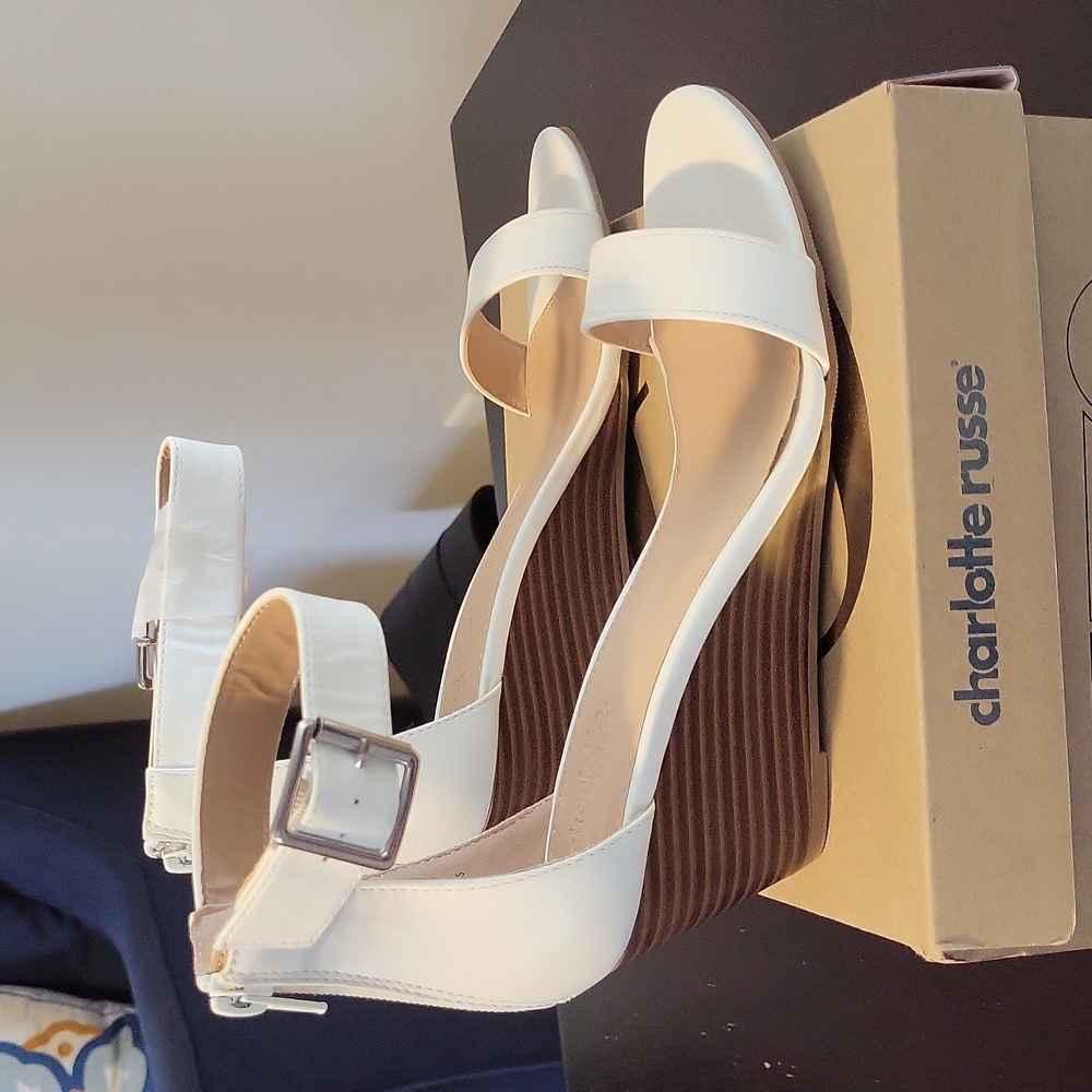 NWT Charlotte Russe Wedge Sandals